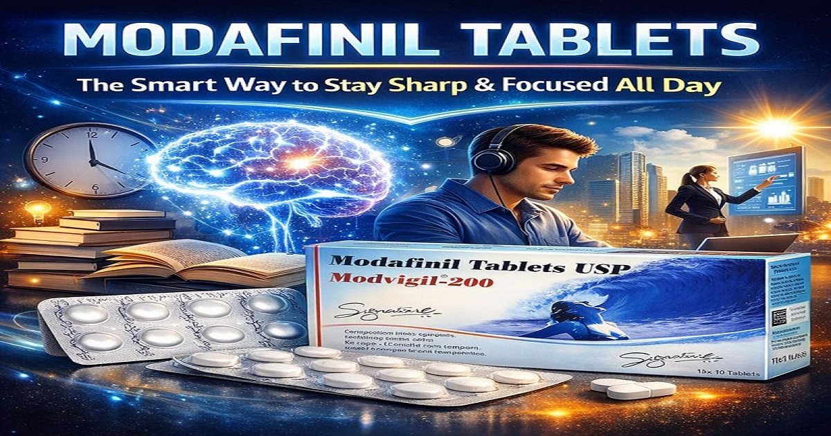 You are currently viewing Modafinil Tablets: The Smart Way to Stay Sharp & Focused All Day
